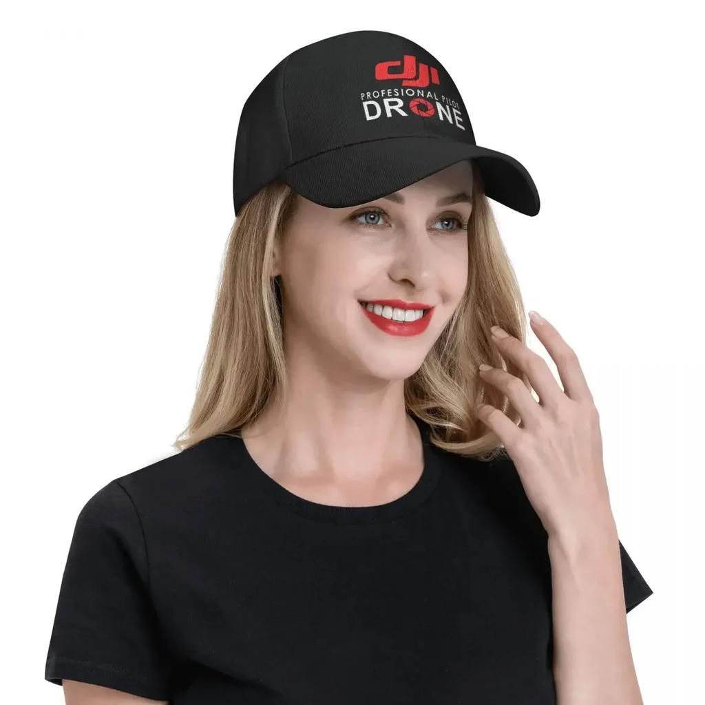 ADJI Professioneller Pilot Baseballkappen Unisex Mode Sonnenhut Drohnen Papa Hut Verstellbar Polyester Rennkappe Sommerkappe