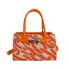 One shoulder crossbody portable small square bag contrasting colors, new beautiful printing largecapacity retro commuter bag