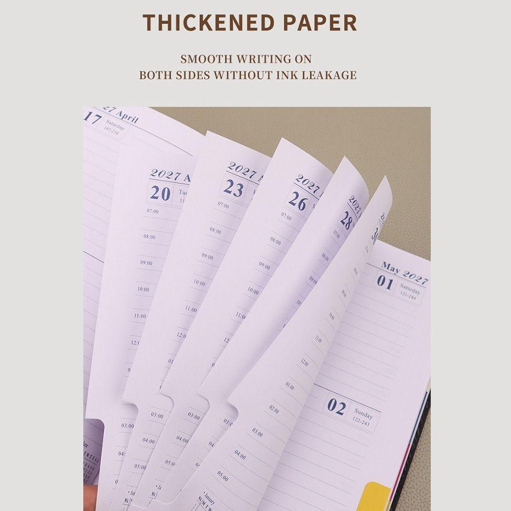 With Monthly&Weekly Plan Pages 2027 Planner A5 English Planner Schedule Notebook  Students