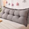 Bed Back Cushion Thicken Quilted Padded Anti-collision Princess Style Large Backrest Removable and Washable Tatami Waist Cushion