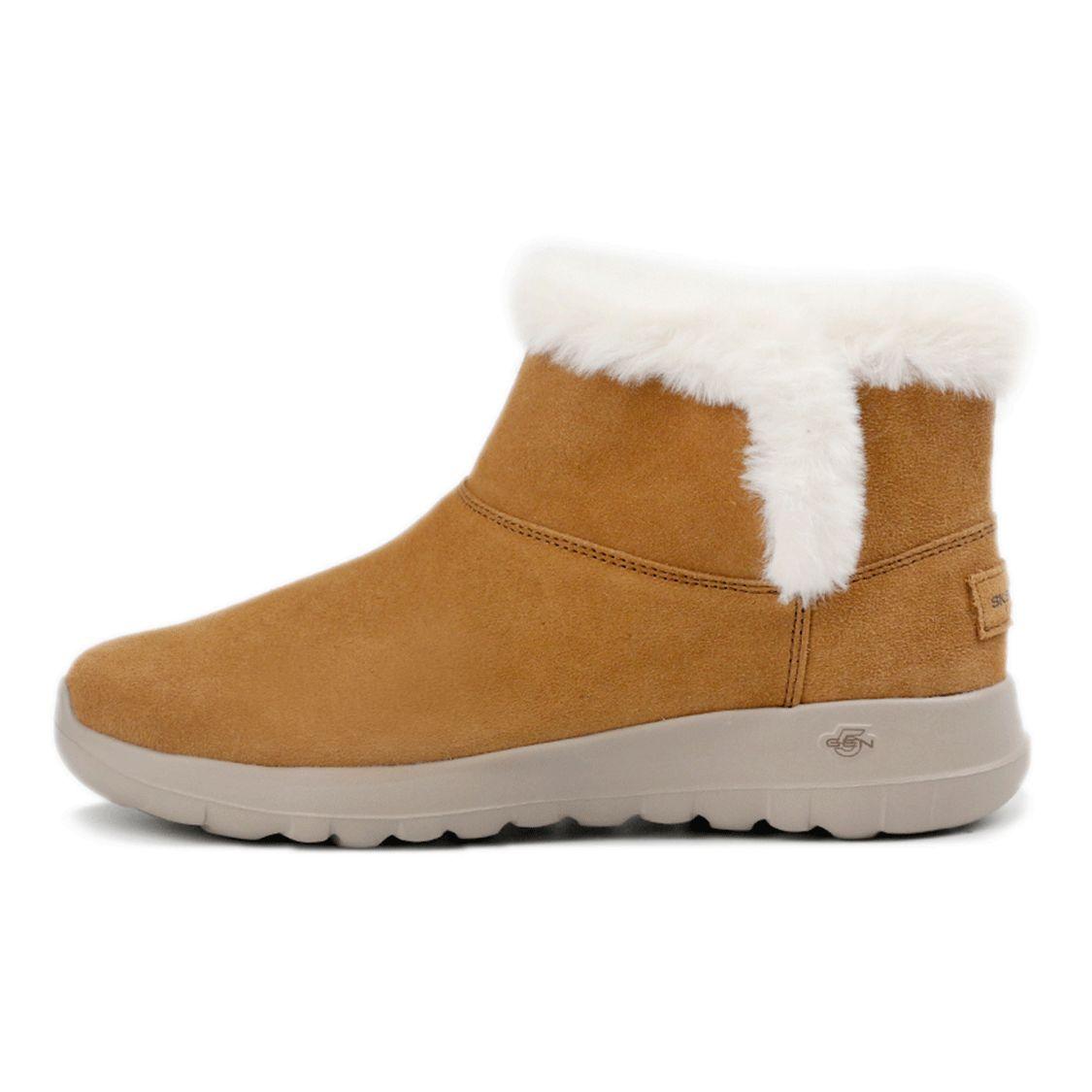 Skechers On The Go Waterproof Durable Retro Ankle Snow Boots Women boots Brown 15501-CSNT
