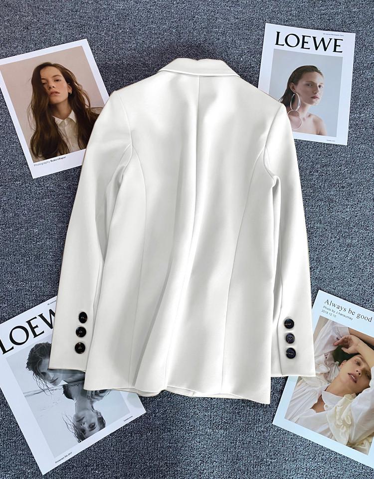 Women's Korean Style Loose Black Suit Jacket - Slimming, Small Size Blazer for Spring and Autumn 2025.