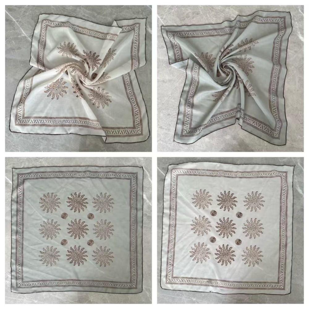 Headwear Flower Square Headscarf Y2K Hip Hop Print Hair Scarf Headband Soft Wrap Punk Bandana Ladies