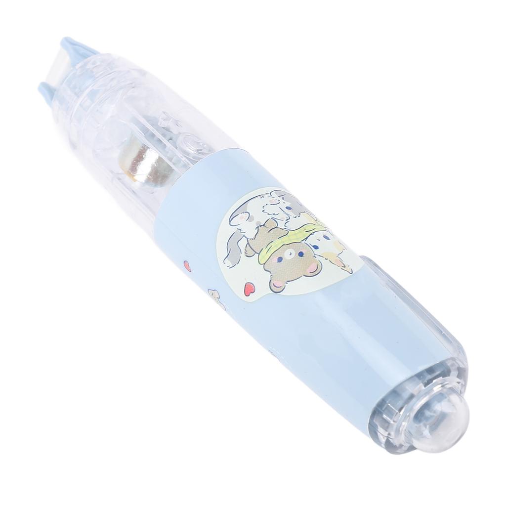 Glue Tape Roller Interchangeable Large Capacity Retractable Double Sided Tape Roller for Handcraft CR 545 Blue