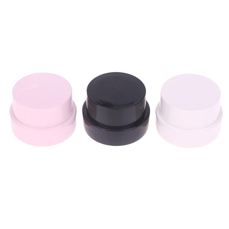 1/5 Pcs 5G Empty Plastic Nail Art Cosmetic Round Containers Jar Small Sample Cream Pot Nail Gel Powder Box Makeup Lotion Tool