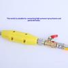 Heavy Duty Brass Steel Ball Valve Leakproof Non Slip Handle Gas Water Fitting For Garden Irrigation Agricultural Spraying Hoses
