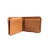 [Made In Japan] Genuine Leather Bifold Wallet [Tochigi Leather] Large Capacity Slim with Coin Purse (Black)