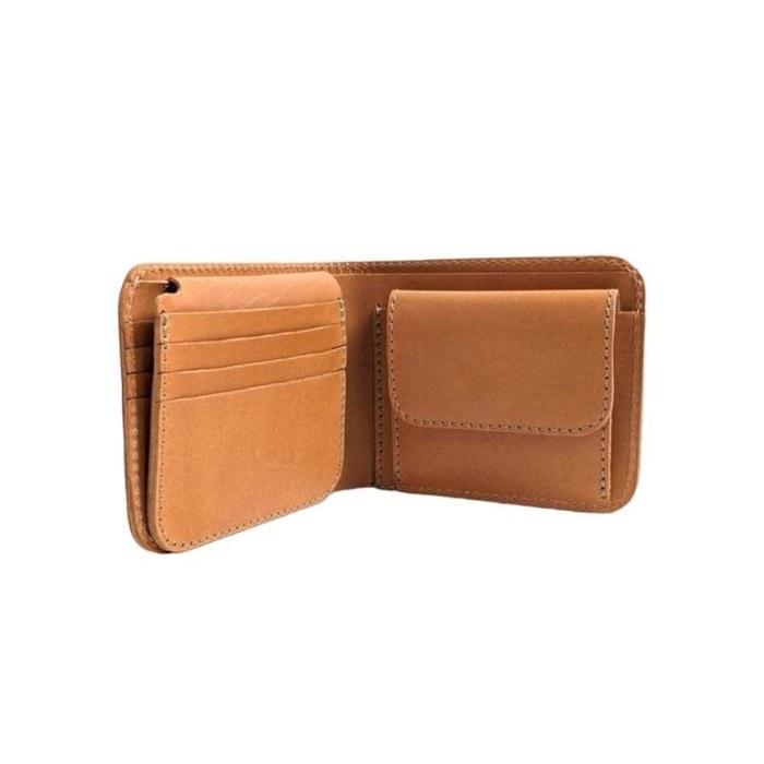 [Made In Japan] Genuine Leather Bifold Wallet [Tochigi Leather] Large Capacity Slim with Coin Purse (Black)