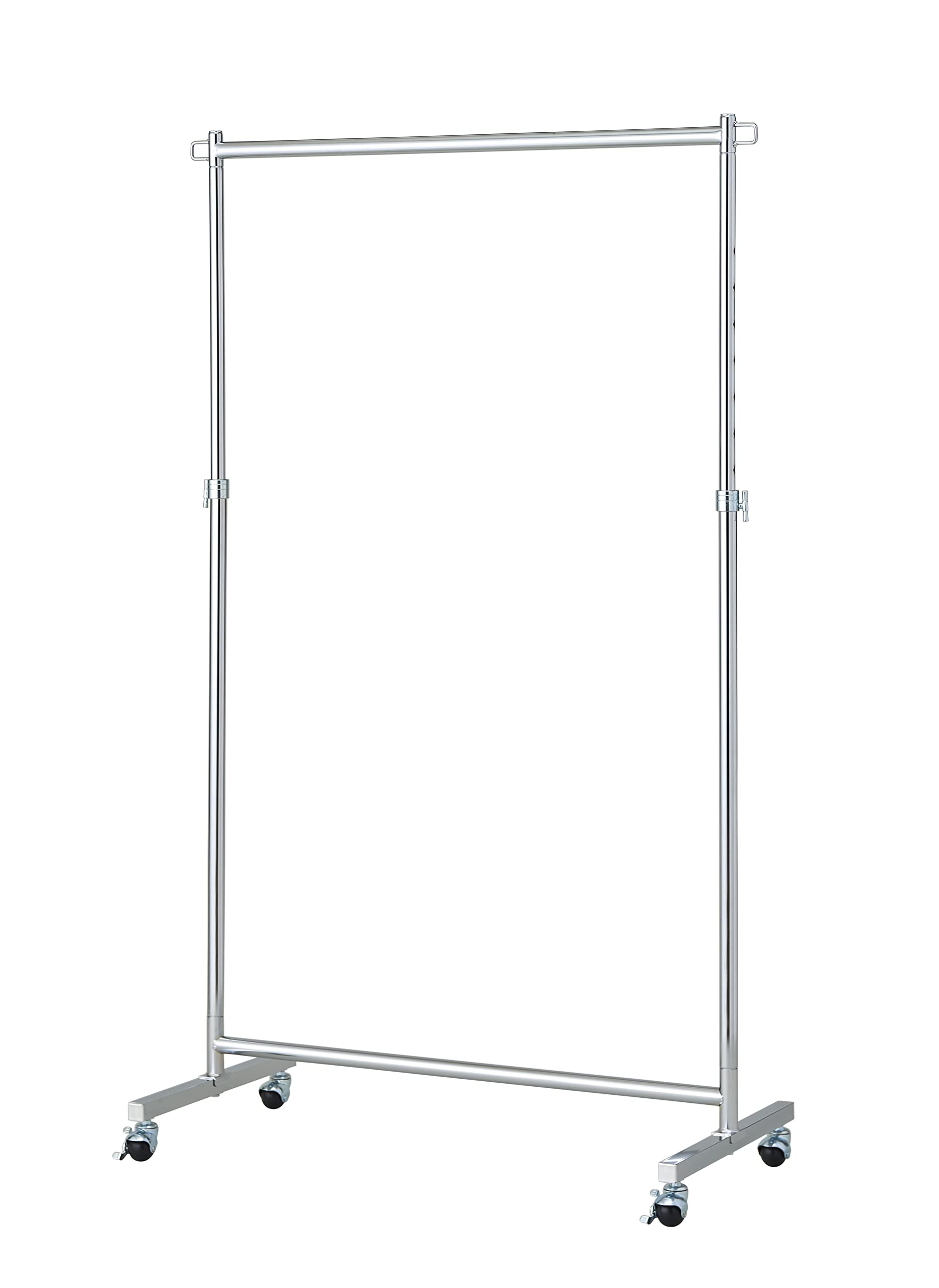 

Pearl Metal Hanger Rack, Pipe Hanger, Single, Heavy-Duty, 50kg Load Capacity, Indoor Laundry, Silver, N-7897