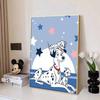 DIY Diamond Painting The Spotted Dog and His Son Cross Stitch Kit Mosaic Art Diamond Painting Full Circle Diamond Home Decoration