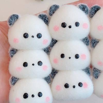 Giocattolo Spremere Testa di Panda Cartone Animato Rimbalzo Lento Sollievo dallo Stress Giocattolo Spremere Panda Sollievo Pressione Giocattolo Decompressione Regalo