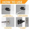 4 Pack Push to Open Door Catch, Single Magnetic Pressure Touch Release Latch with Fixing Screw Door Heavy Duty Latches, Plastic Soft Magnetic Catches
