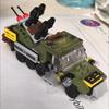 6 IN 1 City Engineering Car Police Truck Mech Dinosaur Building Blocks Tank Helicopter Bricks Fire Fighting Set Toys for Children