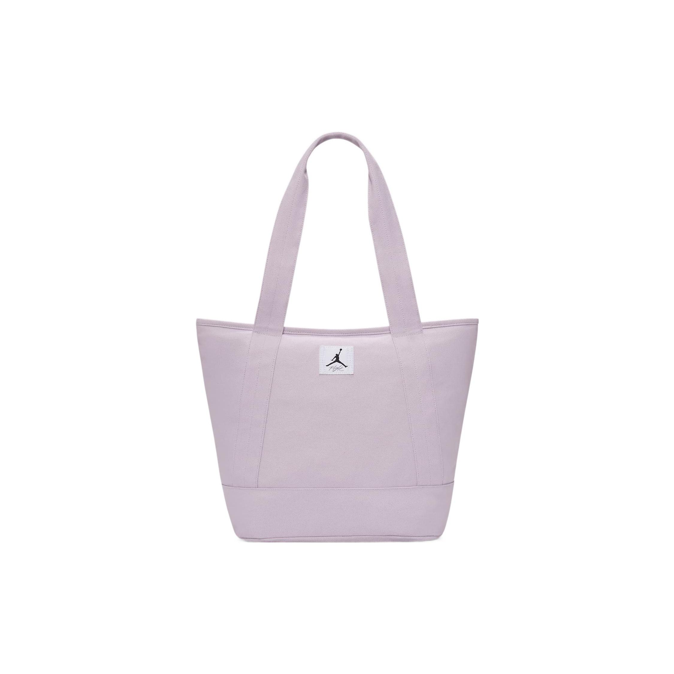 

Jordan Flight Zipper Closure Large Capacity Polyester Tote Bag Shopping Bag Shoulder Handbag Regular Women Tote Bags Lavender WA0731-P4O Taro Purple