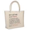 Beach Bag - PLANETEE - Insulated Eugénie Definition - Reusable Cotton - Large Capacity - Sturdy Handles