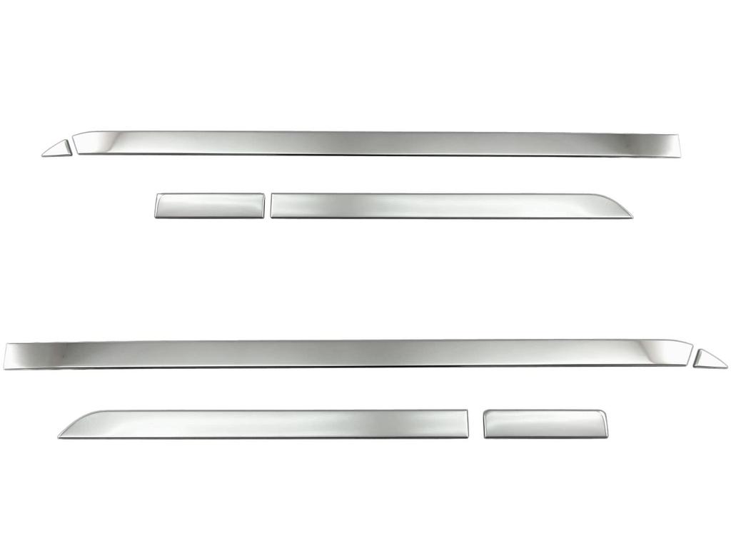 BRIGHTZ Finish Stainless Steel Plated Side Door Under Molding for Atrai Ultra-Mirror (8 Pieces) S700V/S710V (SID-MOL-150)