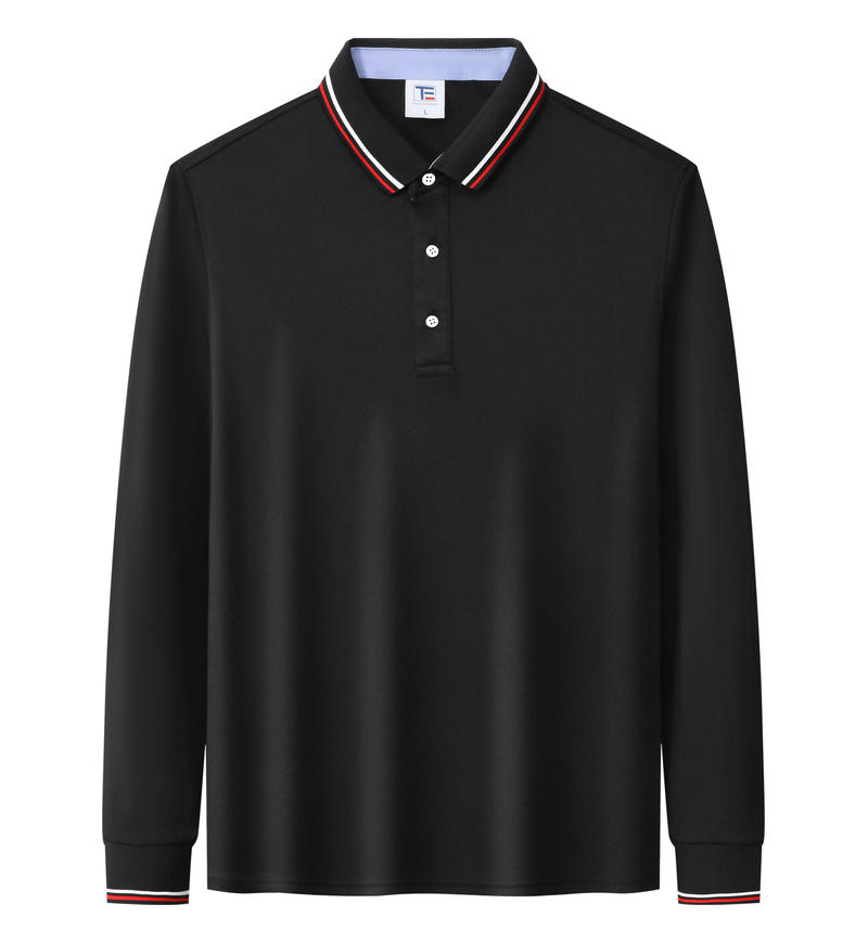 Men'S Polo Shirt Business Casual Long Sleeve T-Shirt Summer Autumn Hot Selling High-Quality Breathable Comfortable Fashion Top
