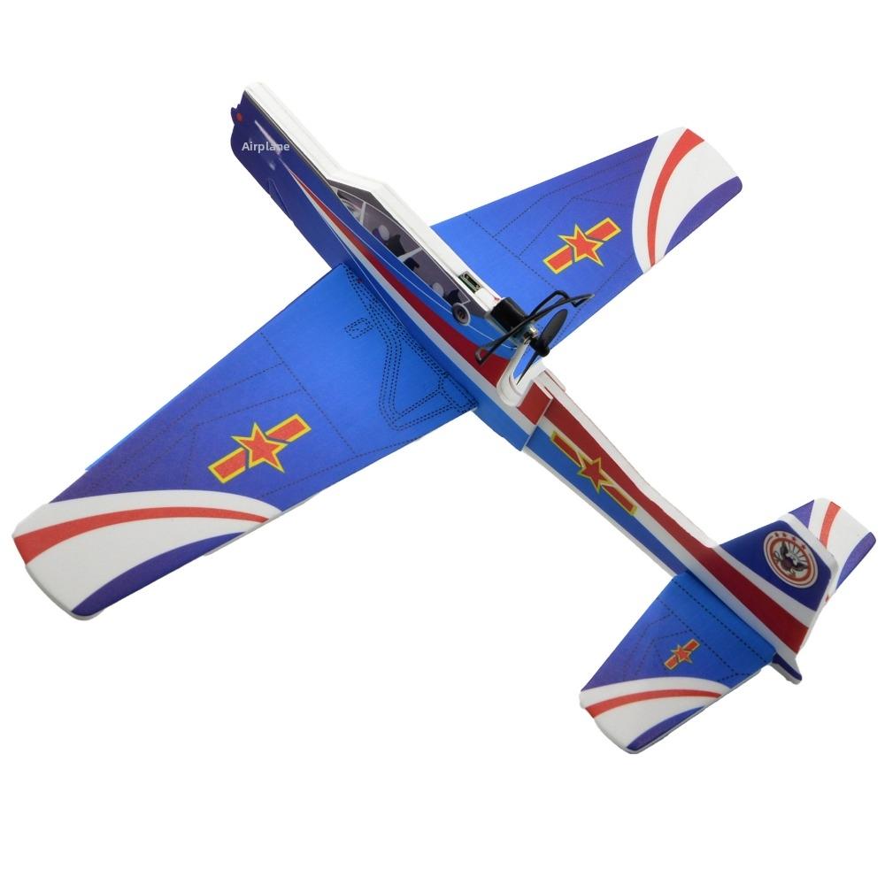 PP Spinning Hand Paper Airplane with LED Light Flight Glider Helicopter