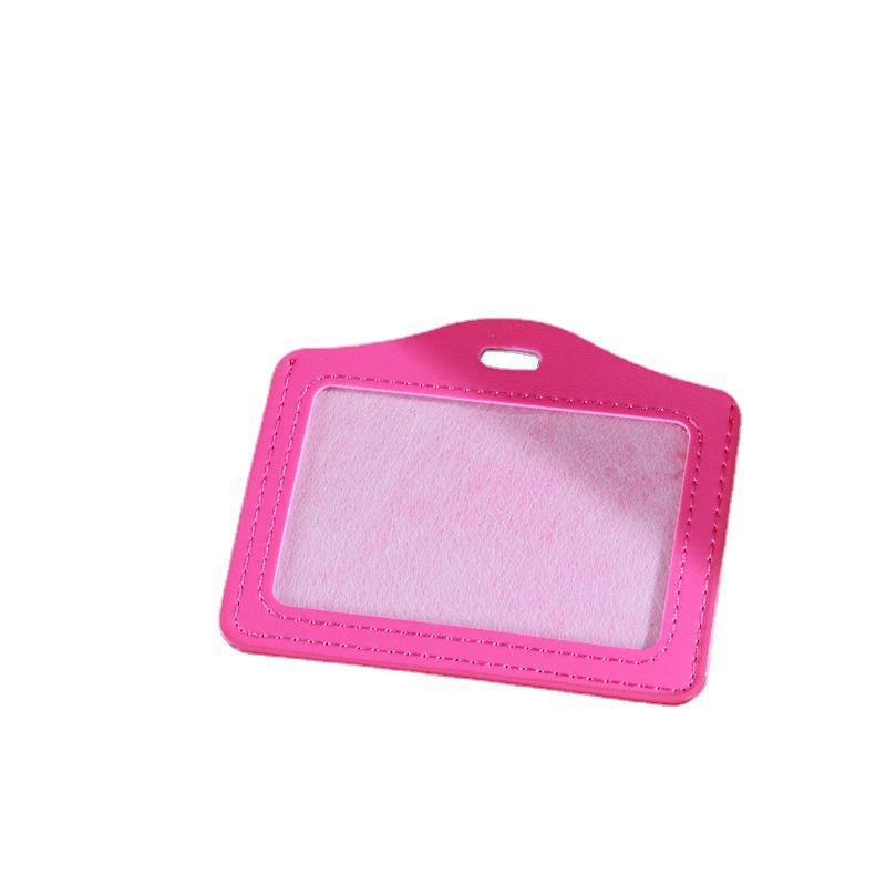 Transparent Credit ID Bank Card Holder Acrylic Photocard Photo Case Organizer Cartoon Key Chain Pendant Passport Pocket Sleeve