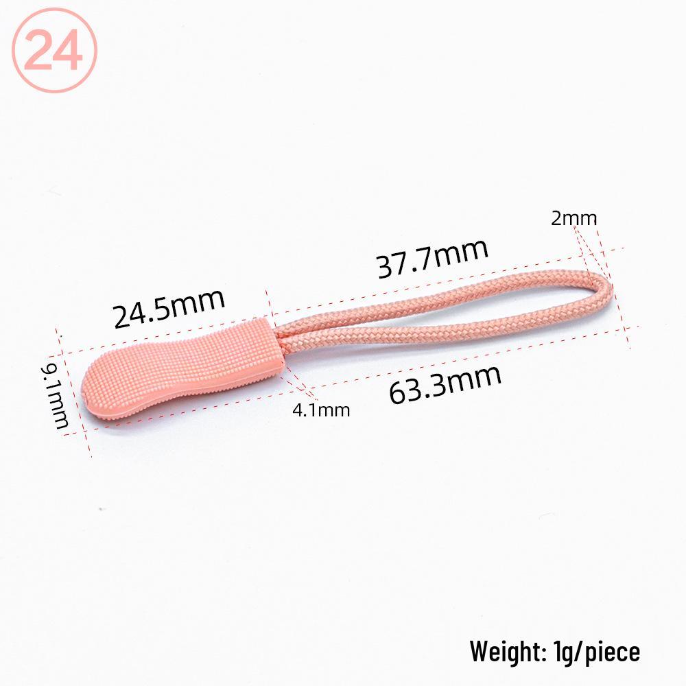 Eco-friendly TPU Caterpillar Zipper Head Pull Cord