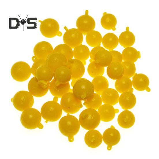 

40/50 шт. 10/12 мм полуплавающий шарик для ловли карпа со вкусом кукурузы, мини-мягкая приманка TPR с отверстием для ловли пресноводного соленого окуня, форели, аксессуары L