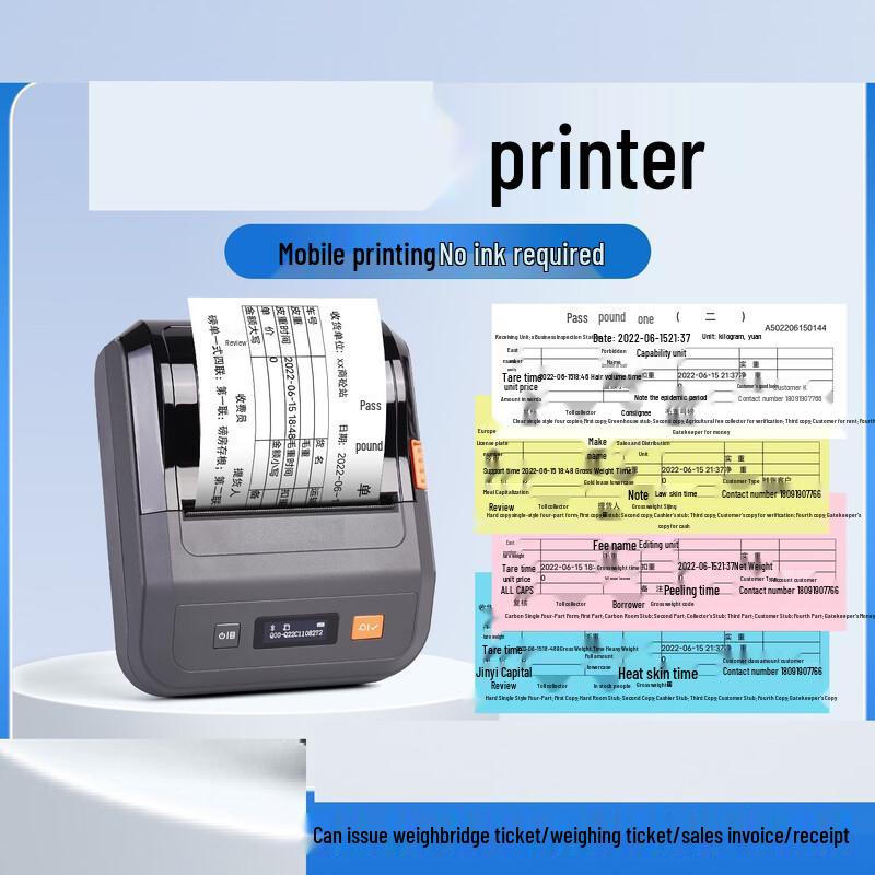 Portable Bluetooth Thermal Label Printer