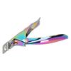 Nageltip-Cutter U-Form DIY Trimmen Edelstahl Tragbarer Nageltip-Pfleger für Schönheitssalon Bunt