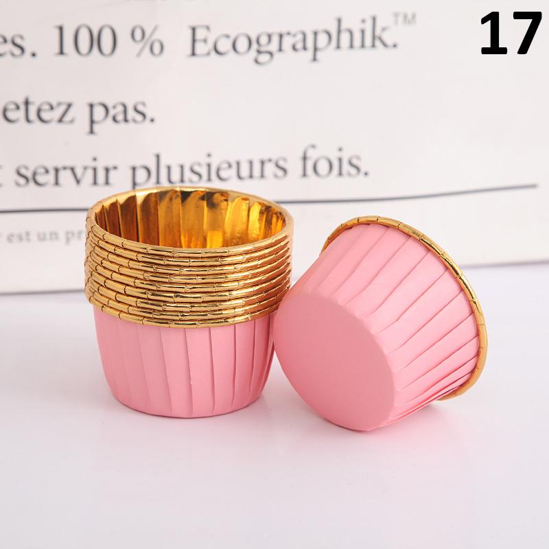 

50 шт. противень для выпечки, кассеты, кондитерские инструменты, аксессуары, вкладыш для кексов, лоток для обертки для кексов 50pcs