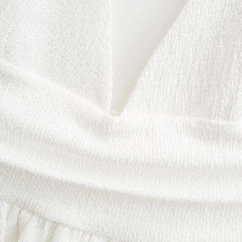 Kaslead New Arrival Women's Clothing Fashion Style Fashion Minimalist Decoration Hanging Collar Tops 0347317 250