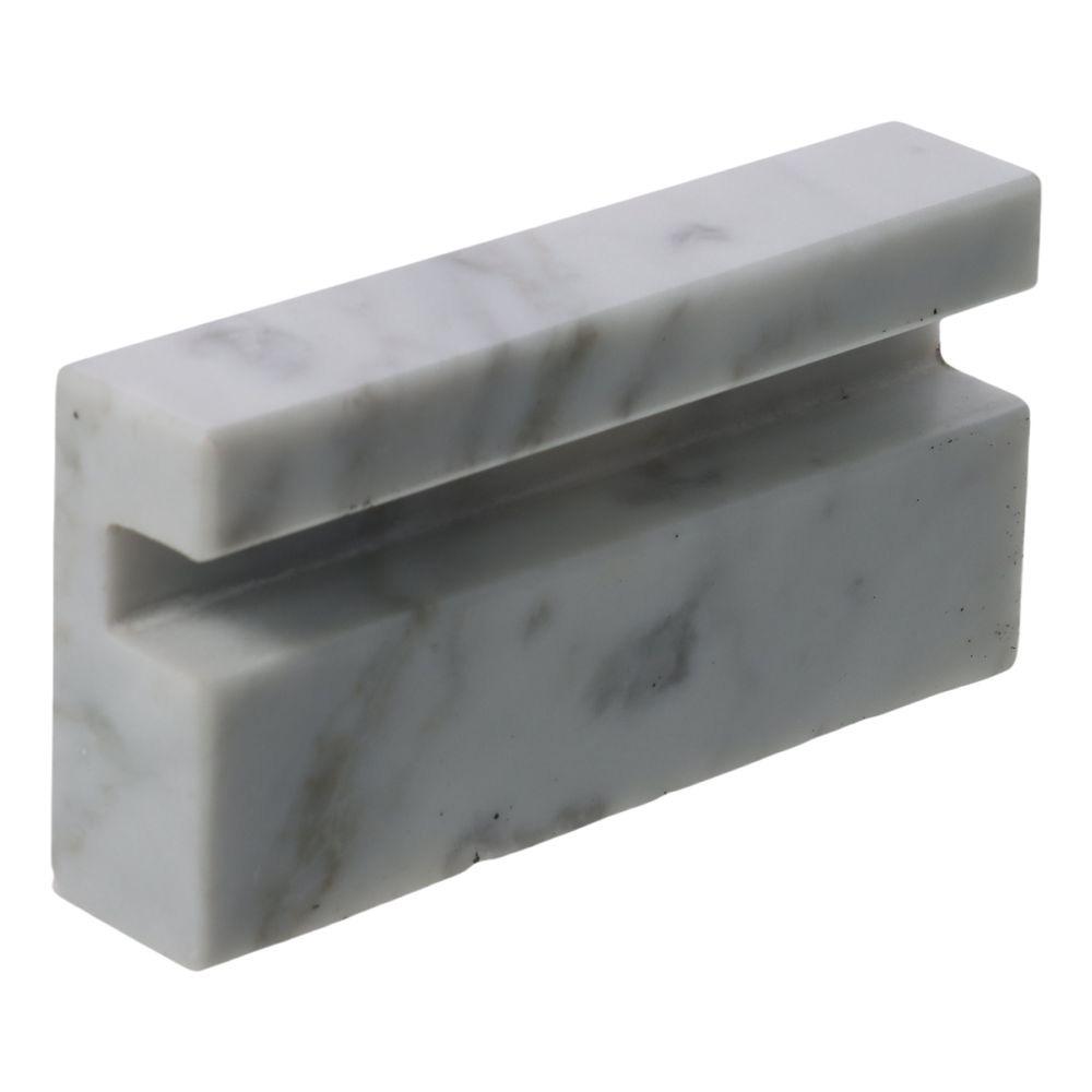 

Durable Desk Organizer Stand Marble Business Card Display Holder Easy To Clean