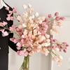 Artificial Physalis Flower Bouquet Room Decor Pink Flower Fruit Tree Wedding Party Decor Aesthetic Art Simulation Flowers