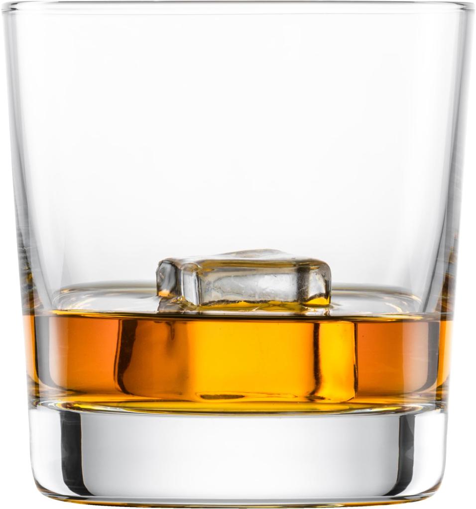 Zwiesel Glass (ZWIESEL GLAS) Break-Resistant Tumblers, Bar Special, for Whiskey and Hard Liquor, Classic Tumbler/Whiskey, Pair, Machine-Made (m123638)