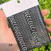 Nail Art Sticker 3D Adhesive French Nail Art Jewelry 6 Colors Imitation Metal Line Three-dimensional Nail Art Decal YSL