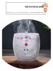 Double-Layer Cartoon Bear Insulated Glass Cup