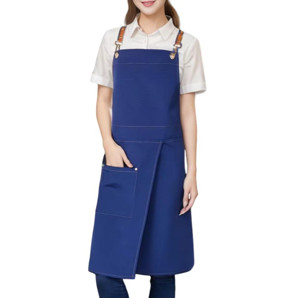 Wear-resistant Canvas Apron Waterproof Florist Apron Multi-functional Cafe Apron  Studio