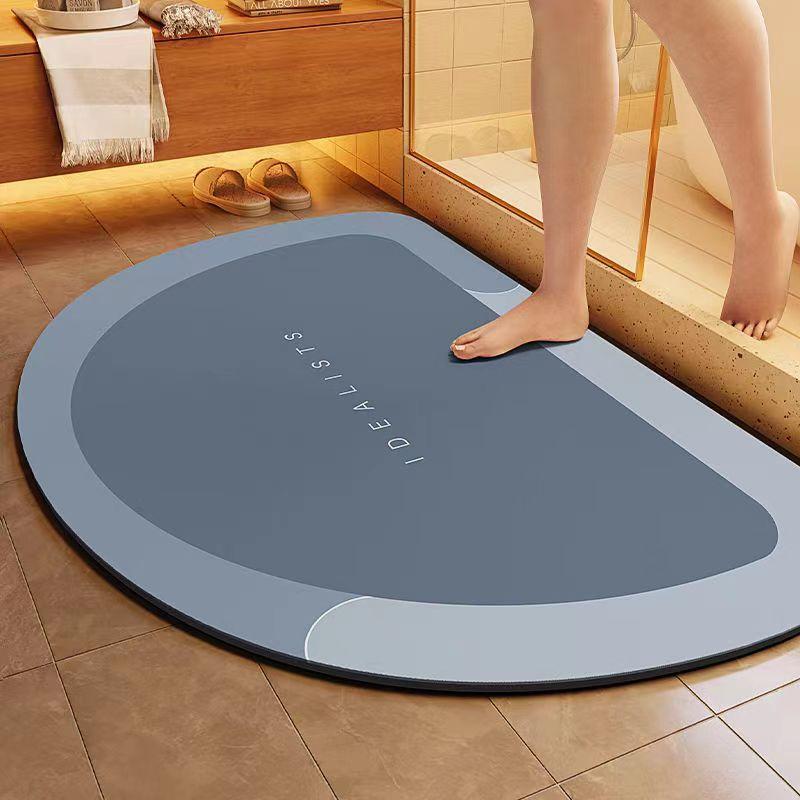 Non-slip Bath Mat  Ultra-absorbent and Quick-drying Soft Shower Floor Mat  Machine Washable  Suitable for Bathrooms and Bedrooms  Home Bathroom Rugs
