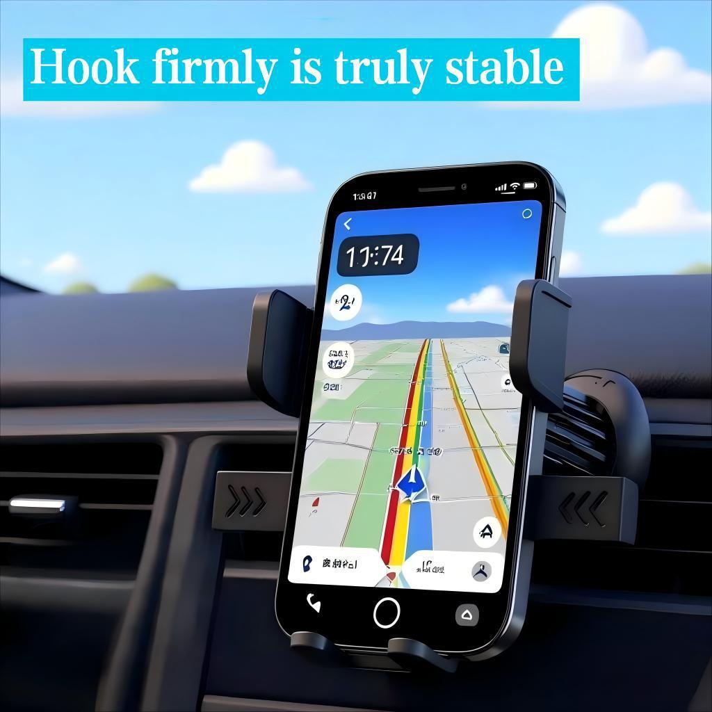 Universal Car Air Vent Mobile Phone Holder & Navigation Bracket