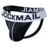 Jockstraps JOCKMAIL Fashion Low Waist Men's Thong Underwear Mesh Breathable Sexy Jockstraps Halo Sports Daily Casual Man G-string Underpnats
