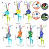 Cartoon Water Sprinkler Kids Spray Water Toy Squirt Spray Toy Summer Beach Outside Swimming Toy Garden Yard Supplies