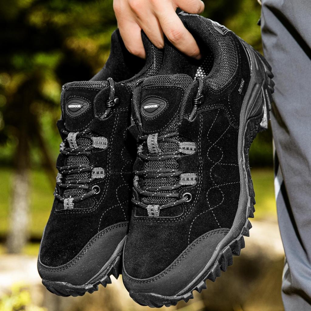 Men's Hiking Shoes Outdoor Sneakers Anti-Skid Wear-resistant Hunting Tactical Sneakers Women Trekking Mountain Shoes Big Size 46
