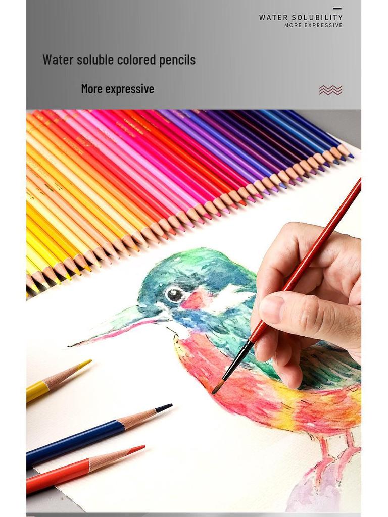 200 OBOS Professional Water-Soluble Oil-Based Colored Pencils for Painting, Sketching, Drawing, and Hand-Painting