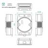 Maiwei Industrial RS485/232/422 zu Ethernet Serieller Server