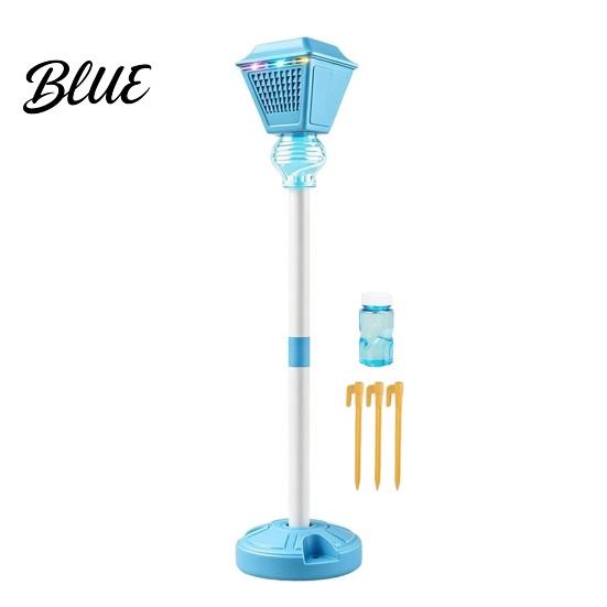 Stehende Seifenblasenmaschine 1 Set Automatisch mit LED-Licht & Musik Wiederaufladbare Basis Höhenverstellbarer Ausstoßer für Outdoor-Partys Hochzeiten