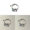 Ozean-Stil Perlenarmband mit Seestern- und Schildkröten-Anhängern für Unisex-Reisegeschenk