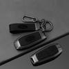 Zinc Alloy Leather Car Key Case Cover Protection Shell For Fusion Mondeo Mustang F-150 Explorer Edge 2015 2016 2017 2018