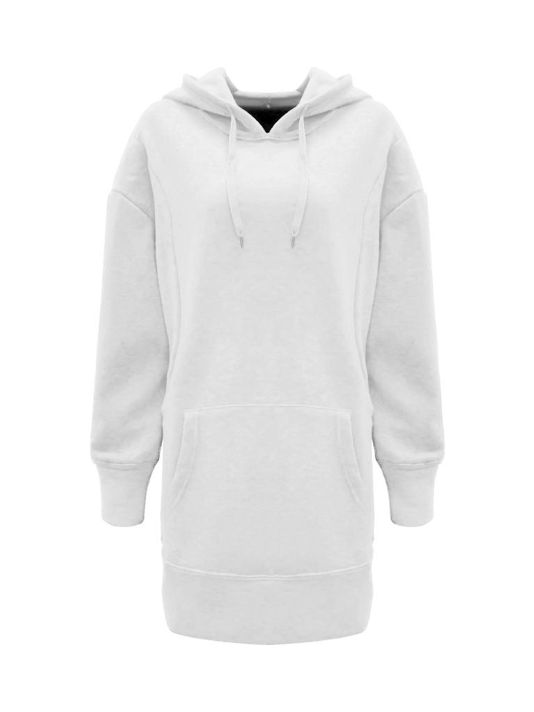 2025 Influencer Autumn/Winter Women's Solid Color Loose Fleece Hoodie