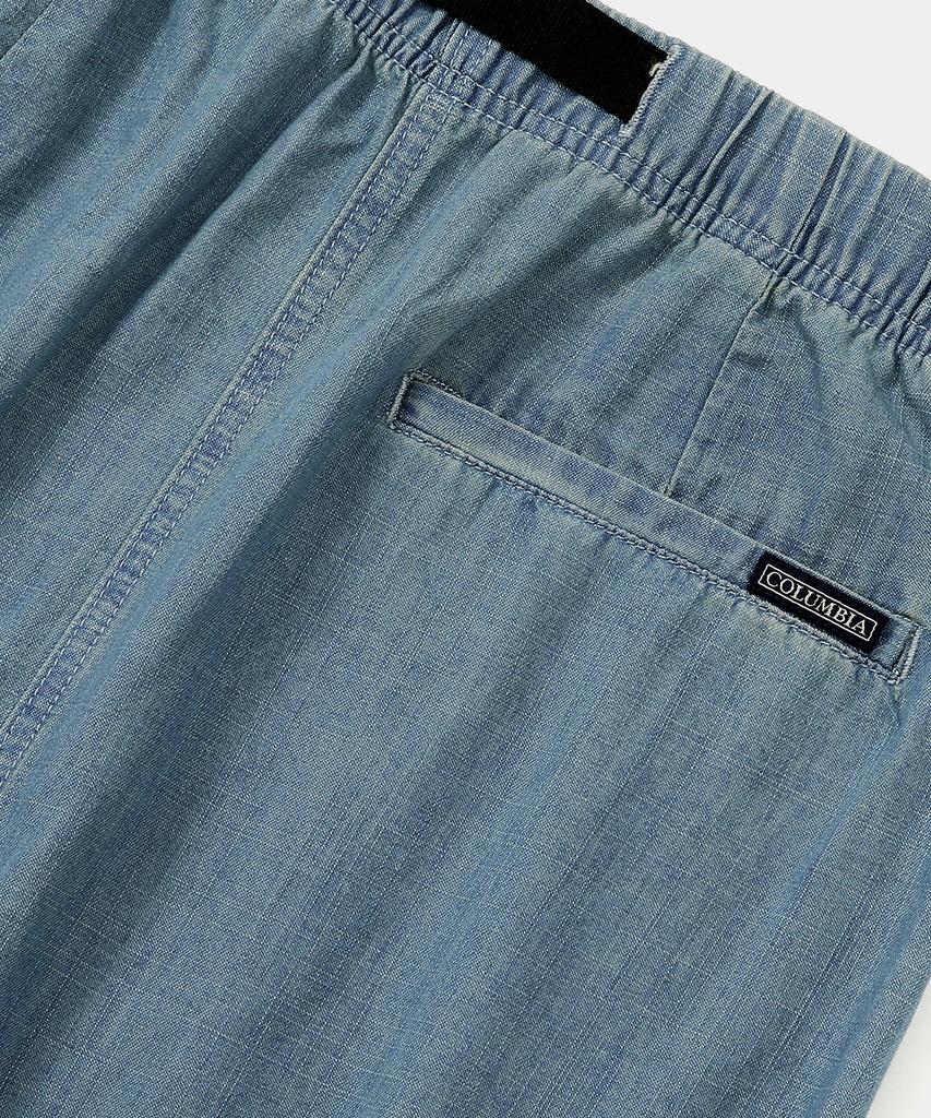 Columbia University Columbia Trajan Label Belted Denim Long Skirts Light Denim