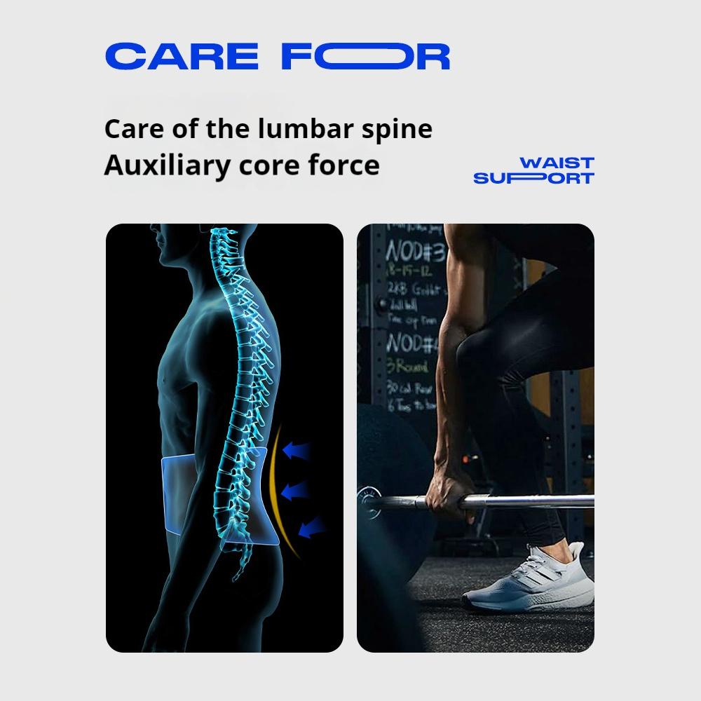 Adjustable Lumbar Support Belt For Weightlifting Gym Home Workout Non-Slip Breathable Waist Protector Men Women Durable