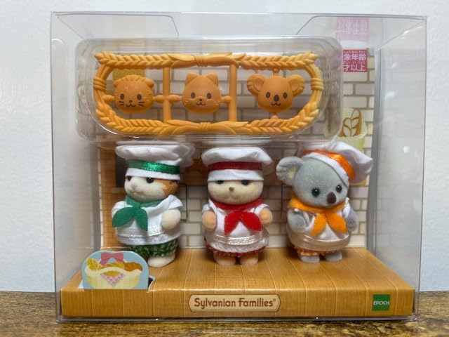 

товар Sylvanian Families Трио малышей Пекарня Костюм кошки Payple Карамель Собаки Коалы Набор аксессуаров для хлеба Оригинал Без бренда
