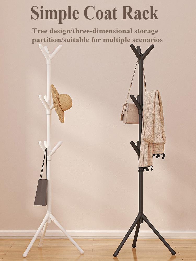 Light Luxury Clothes and Hats Rack, Vertical Bedroom Clothes Rack, Internet Red  Living Room Clothes Rack